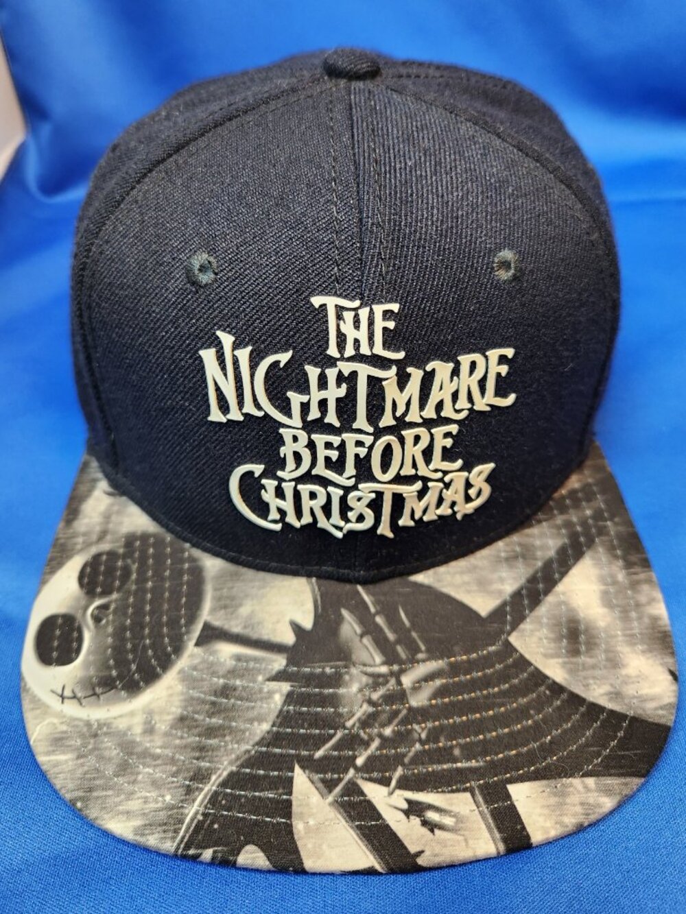 Disney's Nightmare Before Christmas Hat Cap Snapback Jack Skellington Graphic